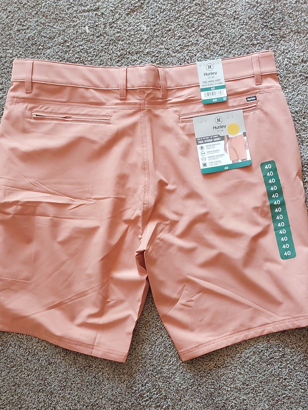 Hurley Peach Men's Swim Boardshorts